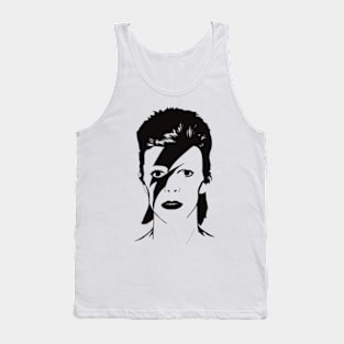 David Bowie Fan Artwork Tank Top